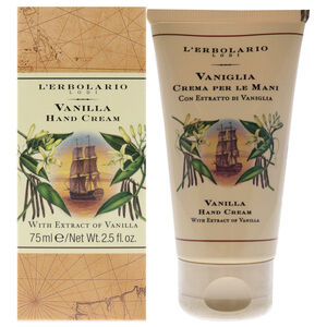 Vanilla Hand Cream by Lerbolario for Women - 2.5 oz Cream